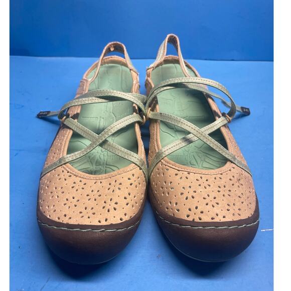 J-41 Women's Shoes Adventure All Terra Terrain Strappy Sport 9 Beige Turquoise - Picture 10 of 13